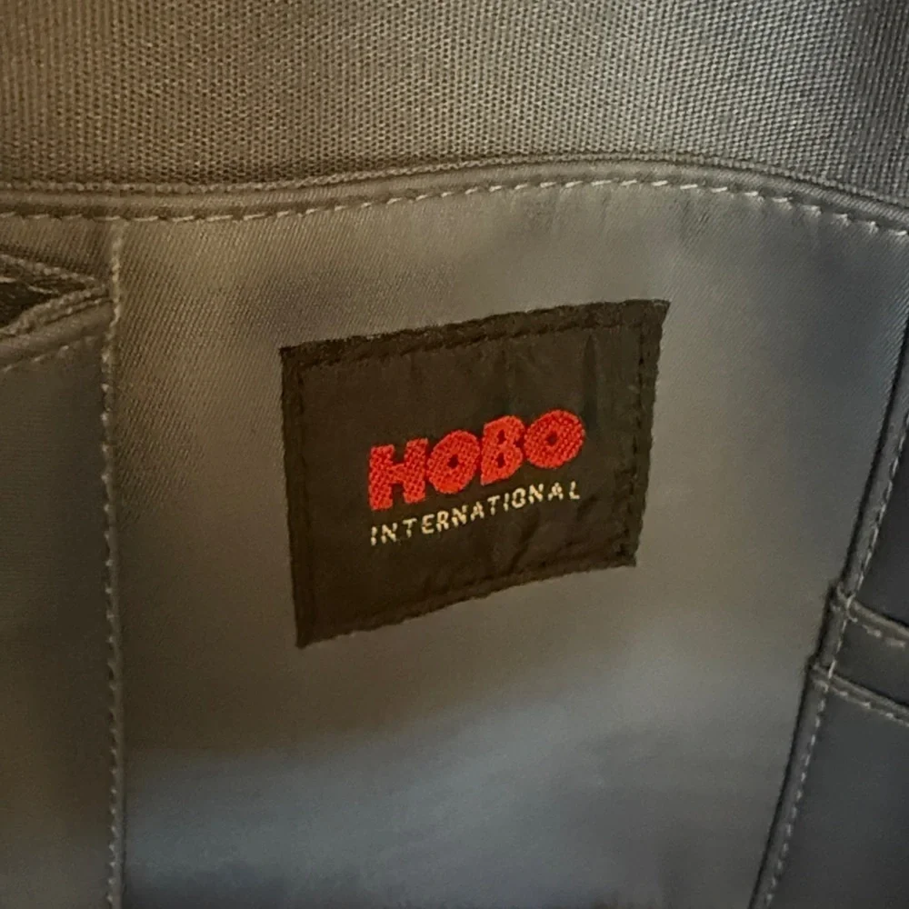 HOBO International Black Work Tote / Laptop Bag
